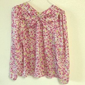 Kate Spade Marker Floral Devore Top